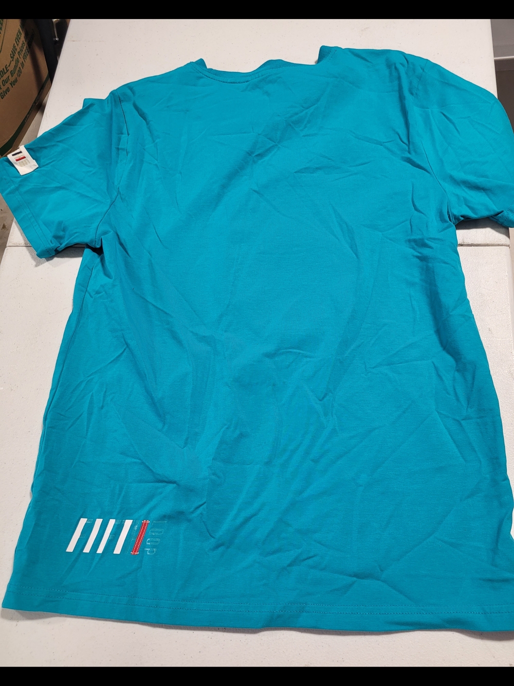 Men’s Turquoise 'Bitter - Sweet' Graphic Tee - Picture 4 of 5